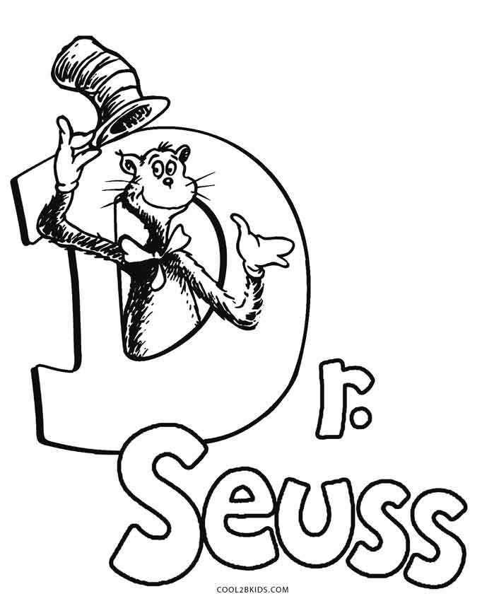 Dr Seuss Coloring Book
 Free Printable Dr Seuss Coloring Pages For Kids