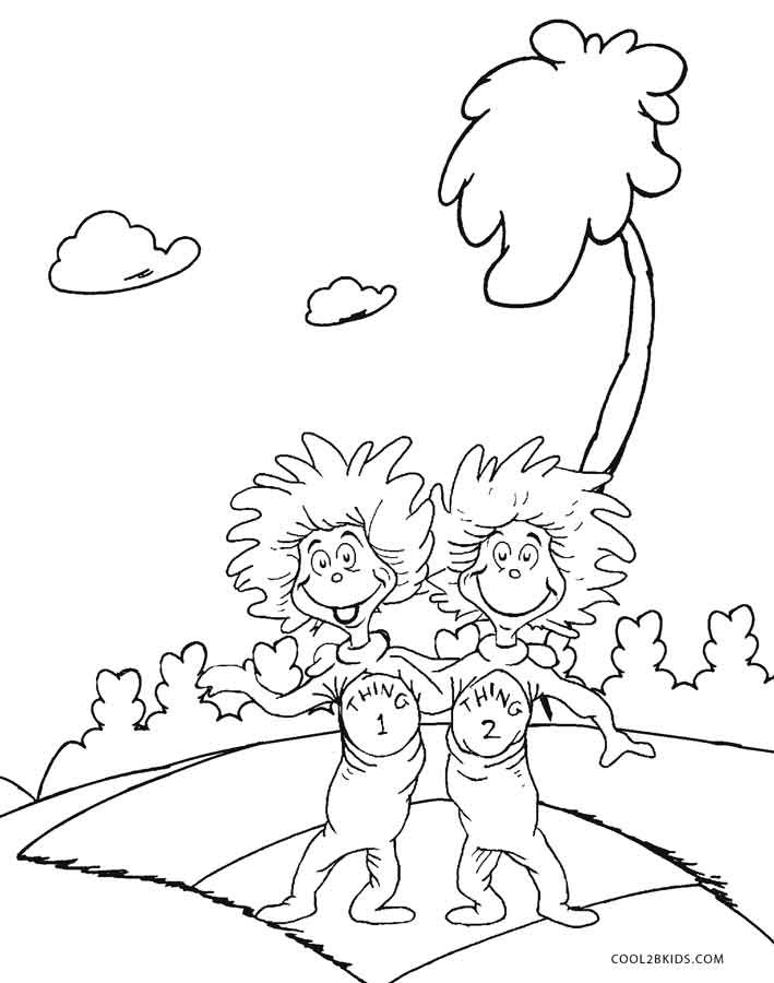 Dr Seuss Coloring Book
 Free Printable Dr Seuss Coloring Pages For Kids