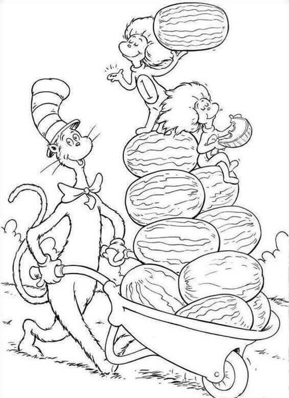 Dr. Seuss Preschool Coloring Sheets
 25 Free Printable Dr Seuss Coloring Pages