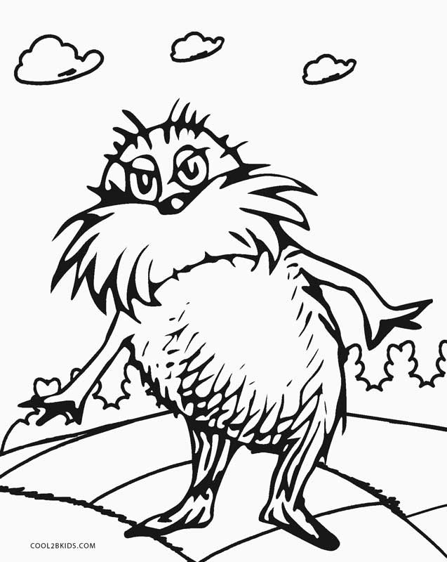 Dr. Seuss Printable Coloring Pages
 Free Printable Dr Seuss Coloring Pages For Kids