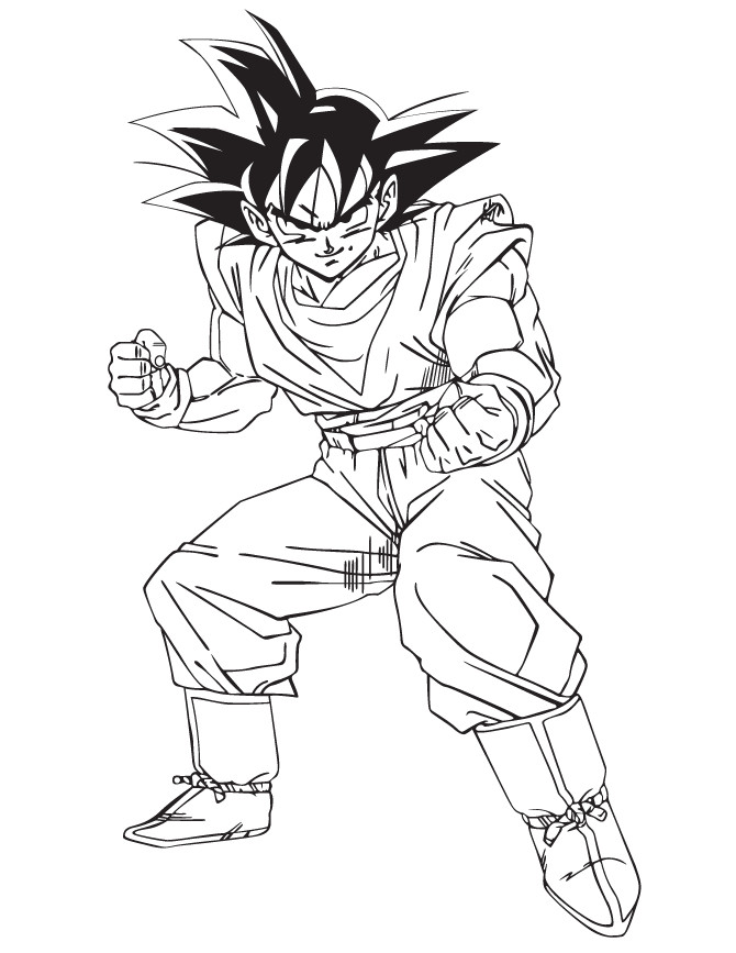 Dragon Ball Super Coloring Pages
 Dragon Ball Z Super Saiyan 4 Coloring Pages Coloring Home