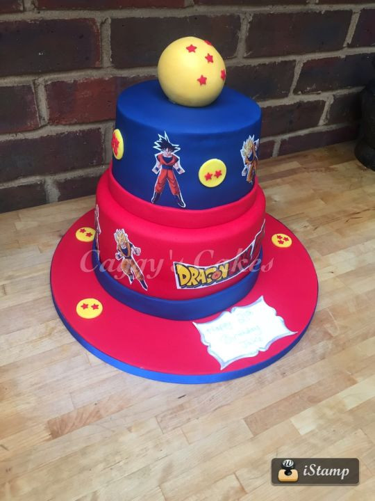Dragon Ball Z Birthday Cake
 Dragonball Z cake cake by Caggy CakesDecor