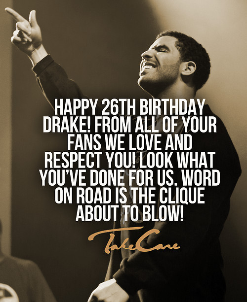 Best ideas about Drake Birthday Quotes
. Save or Pin Drake Birthday Quotes QuotesGram Now.