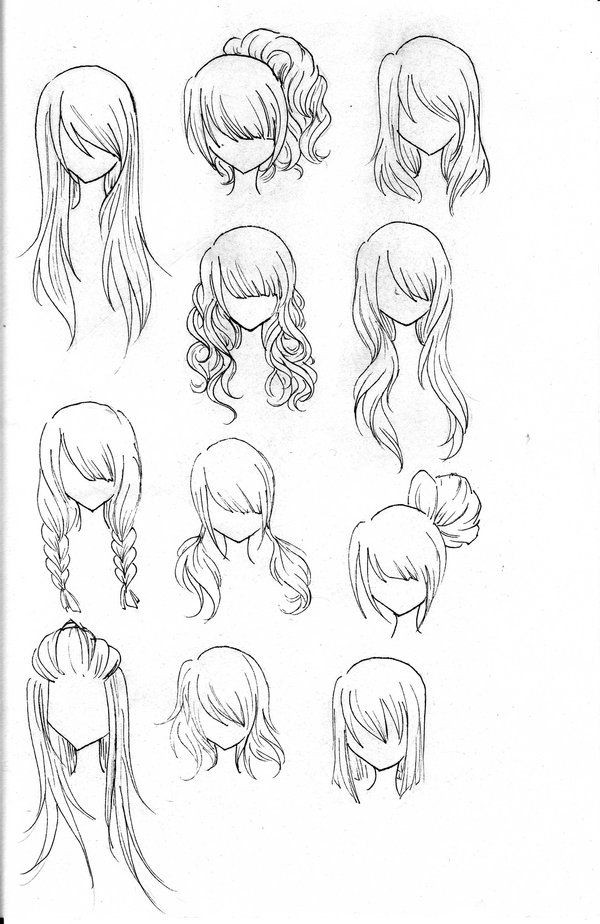 Draw Anime Hairstyles
 Chibi hairstyles [ a r t ] Pinterest