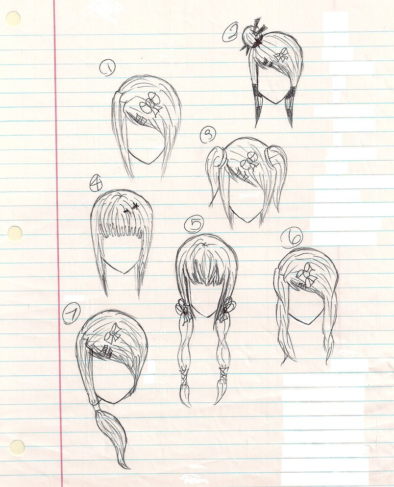 Draw Anime Hairstyles
 Anime Hairstyles by plmethvin on DeviantArt
