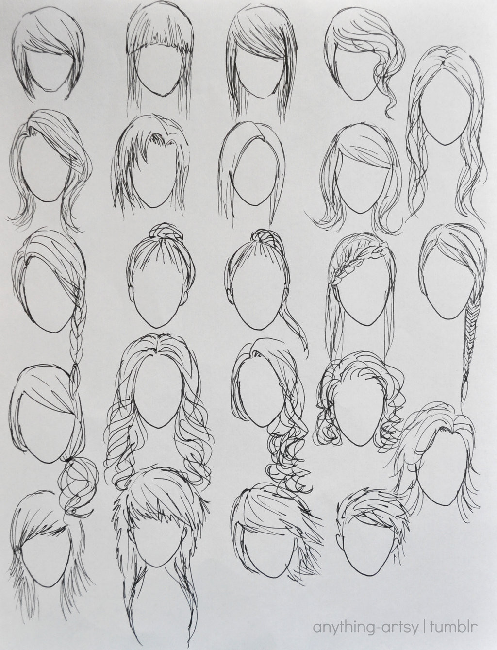 Draw Anime Hairstyles
 Hairstyles for Girls by AnhPho on DeviantArt