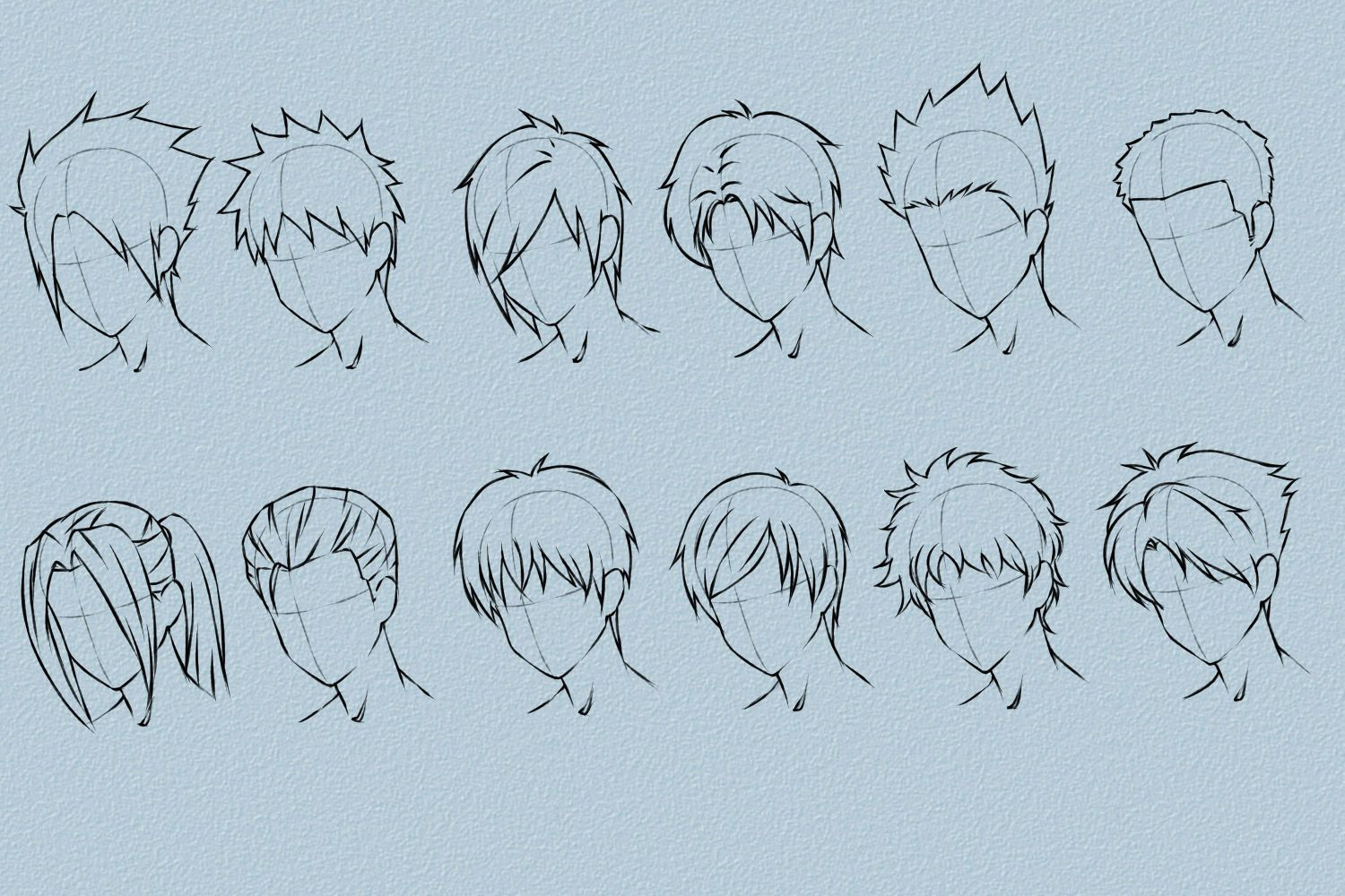 Draw Anime Hairstyles
 How to Draw Anime Hair VripMaster