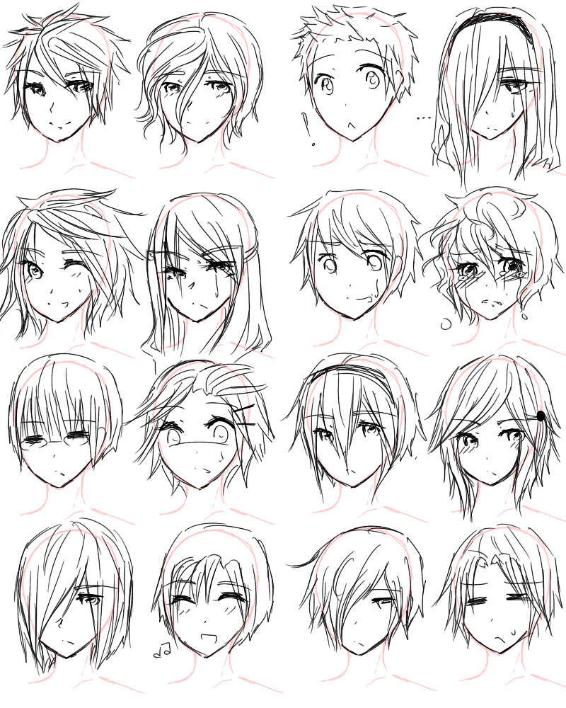 Drawing Anime Hairstyles
 How to Draw Anime Hairstyles for Girls