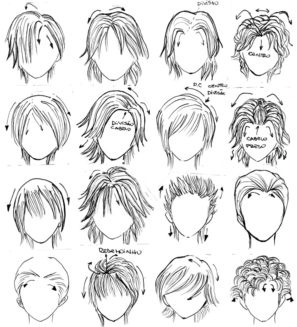 Drawing Anime Hairstyles
 How to Draw Manga step 1