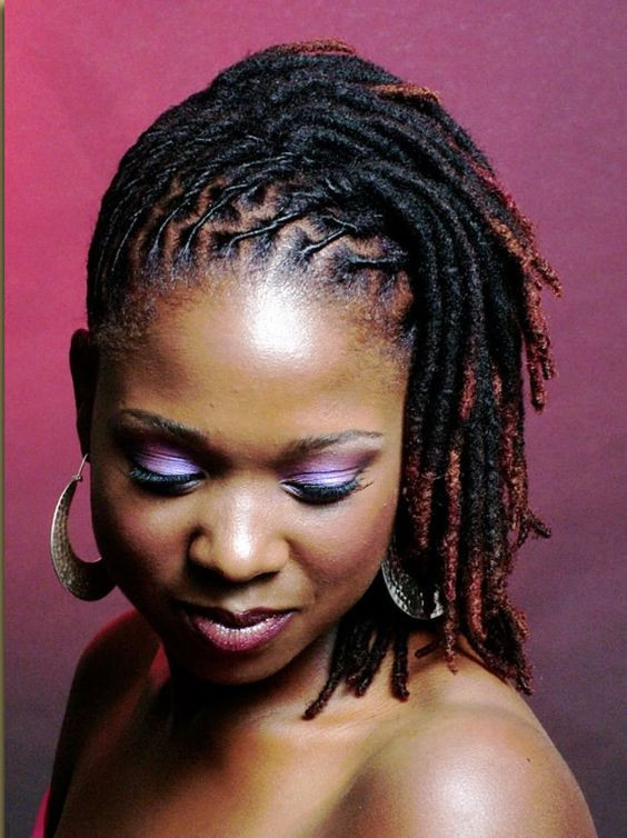 Dread Hairstyles For Medium Length
 Short Dreadlock Styles for Black Women