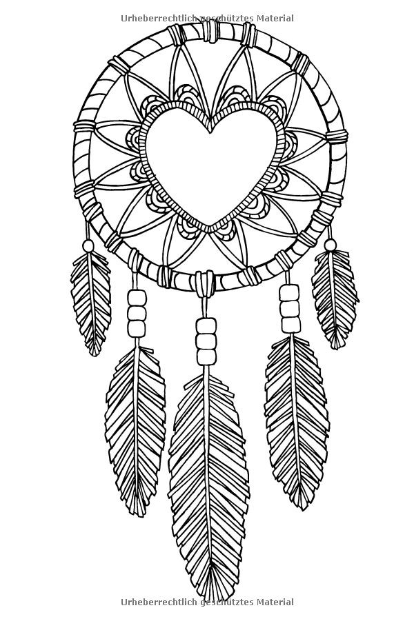 Dreamcatcher Printable Coloring Pages
 159 best DreamCatcher Coloring Pages for Adults images on