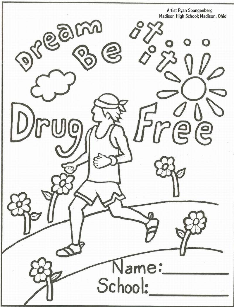 Drug Free Coloring Sheets For Kids
 刑務所への麻薬密輸入計画に使用された「ぬり絵の本」 2011 03 29