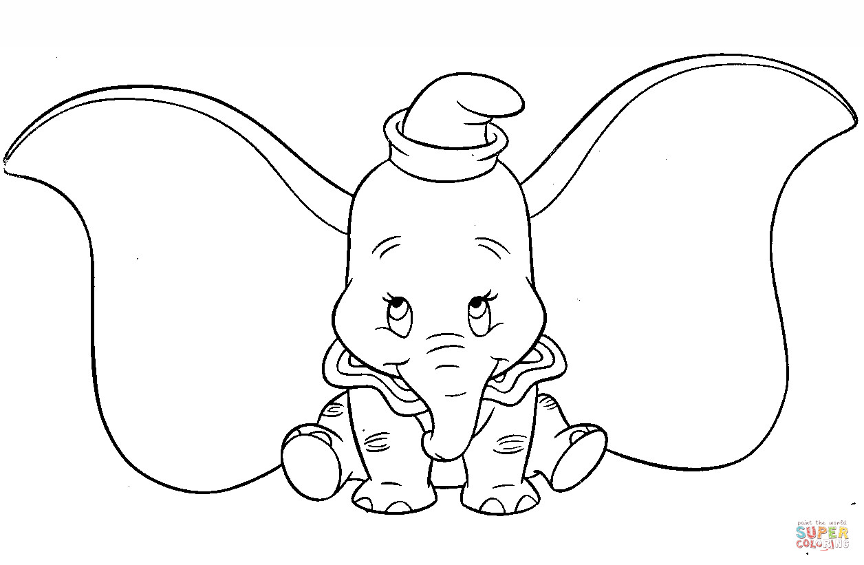 Best ideas about Dumbo Coloring Book Pages
. Save or Pin Cute Dumbo coloring page Now.