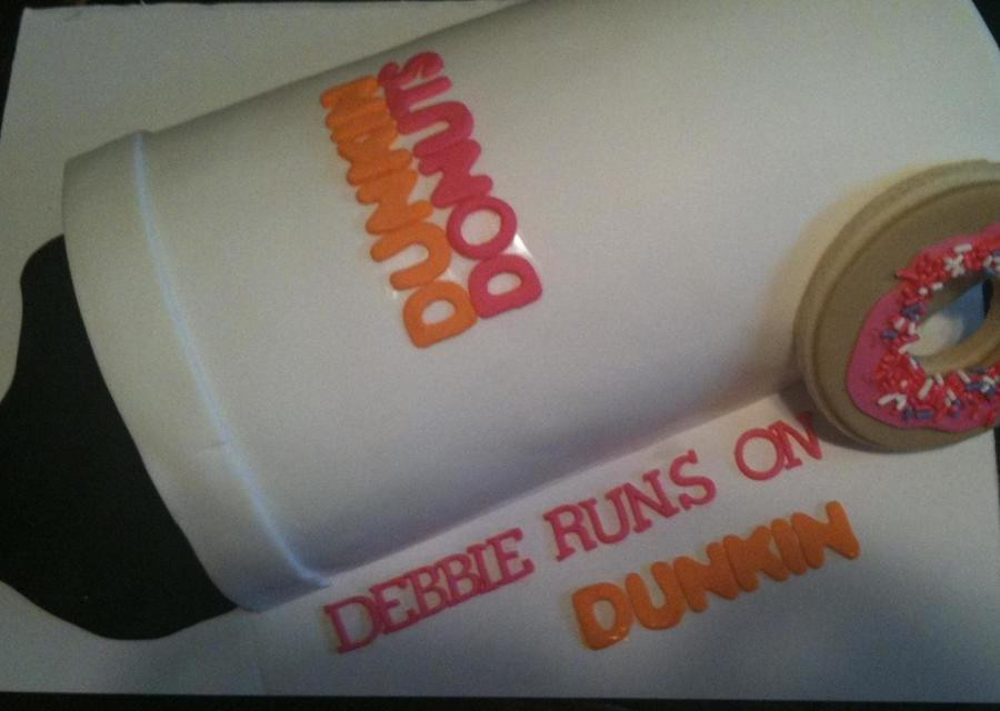 Dunkin Donuts Birthday Cake
 Dunkin Donuts Cake CakeCentral
