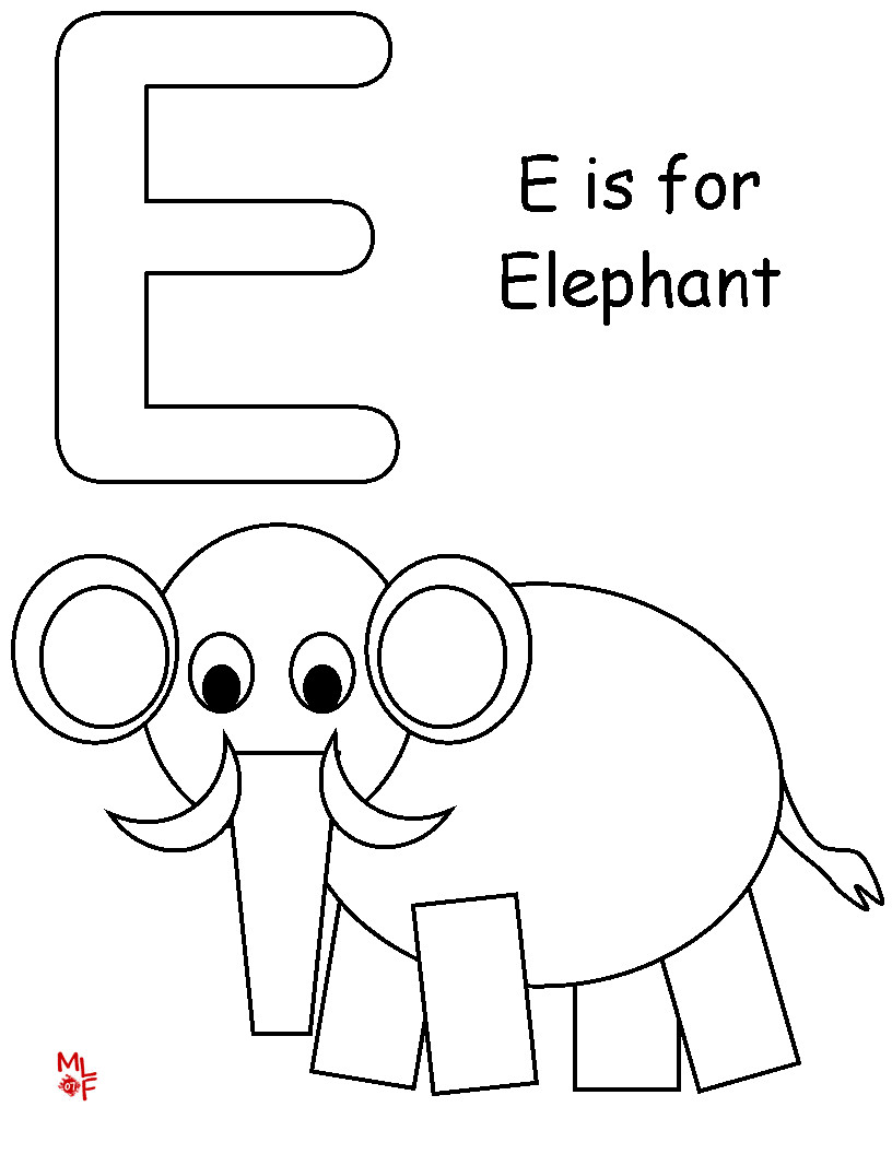 E Coloring Pages
 The Letter E Coloring Pages Coloring Home