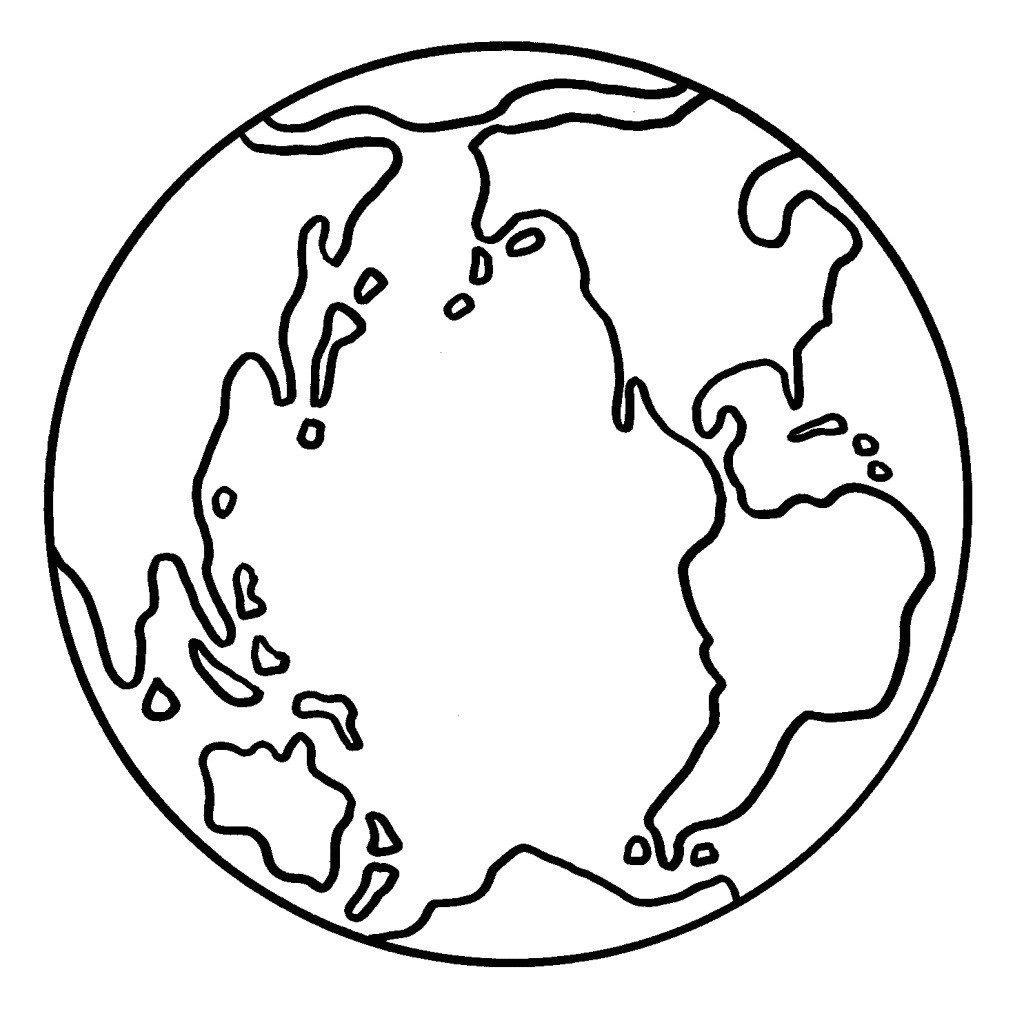 Earth Coloring Sheet
 Free Printable Earth Coloring Pages For Kids
