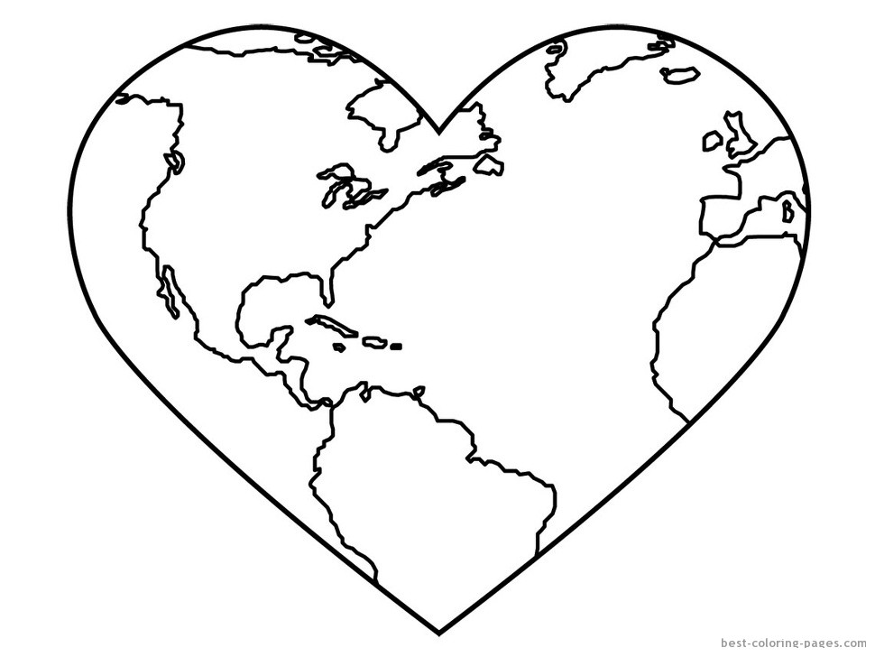 Earth Coloring Sheet
 Earth Science Coloring Pages Bestofcoloring