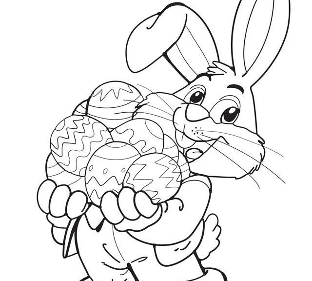 Easter Bunny Free Printable Coloring Pages
 Easter Bunny Coloring Pages