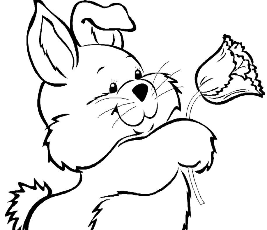 Easter Bunny Free Printable Coloring Pages
 Easter Bunny Coloring Pages Printable And Colors 9561