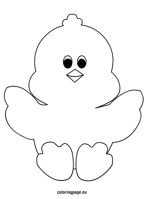 Easter Chick Coloring Pages
 6 Best of Cute Printable Easter Chick Face Easter