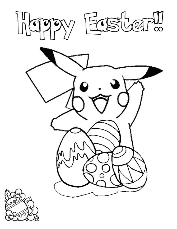 Best ideas about Easter Coloring Pages For Boys
. Save or Pin Pikachu Easter Coloring Page Now.