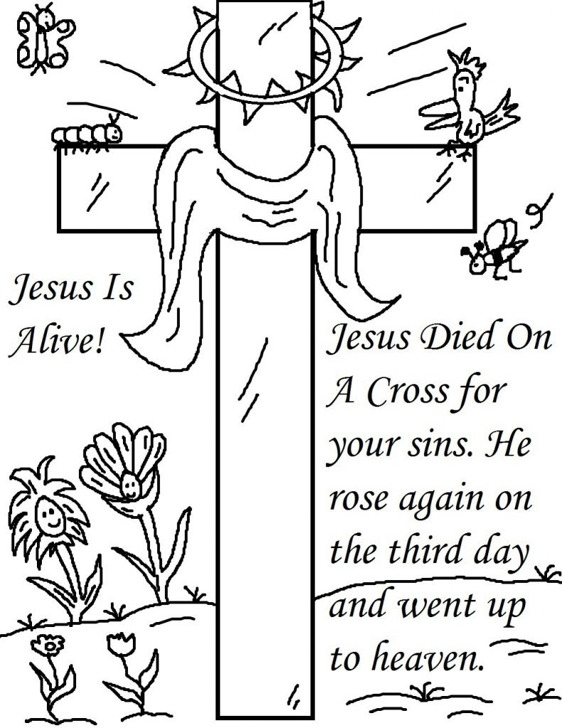 Easter Printable Coloring Pages Religious
 Religious Easter Coloring Pages Best Coloring Pages For Kids