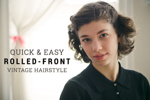 Best ideas about Easy 1940S Hairstyles
. Save or Pin The Hair Parlor Quick & Easy Vintage Hairstyle The Now.