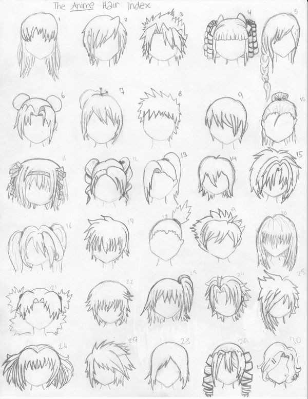 Best ideas about Easy Anime Hairstyles
. Save or Pin How to Draw Anime Hair – Steps & Ideas from women Now.