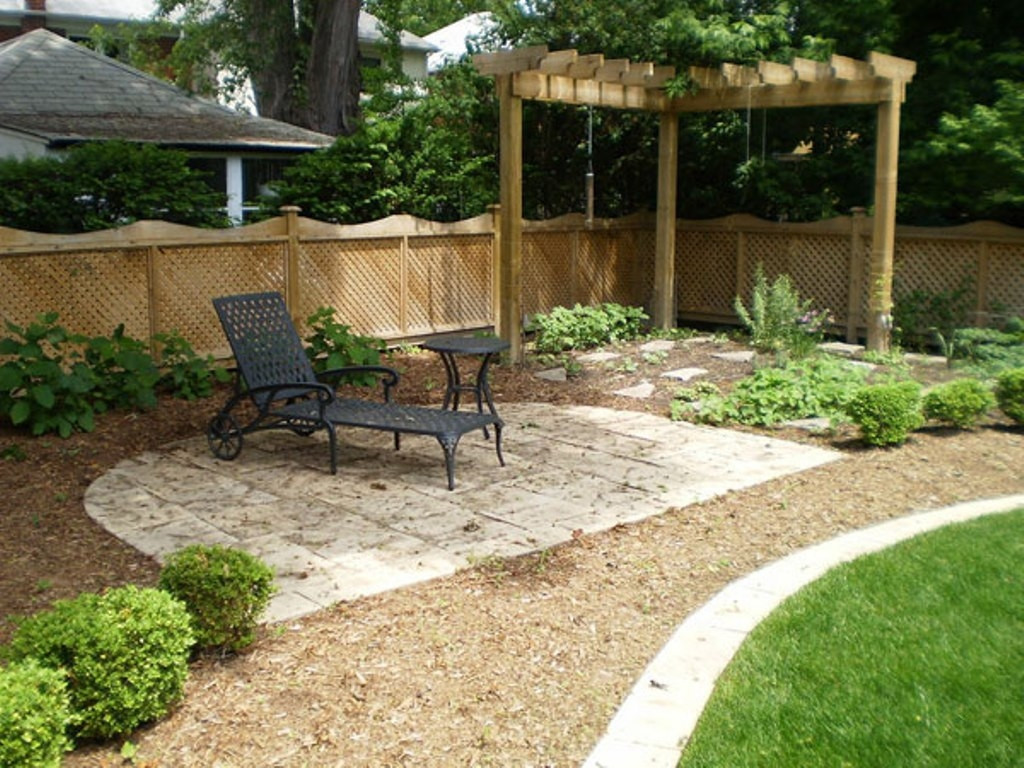 Best ideas about Easy Backyard Ideas
. Save or Pin Black Chaise Lounge And Corner Wooden Pergola For Simple Now.