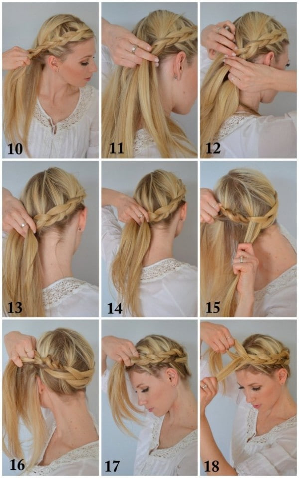 Easy Braided Hairstyles To Do Yourself
 17 Easy DIY Tutorials For Glamorous and Cute Hairstyle