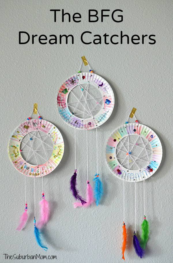 Easy Crafts For Toddlers
 The BFG Paper Plate Dream Catchers Kids Craft The Suburban