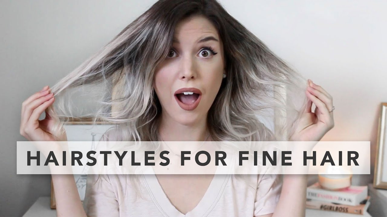 Easy Hairstyle For Fine Hair
 Hairstyles For Baby Fine Hair
