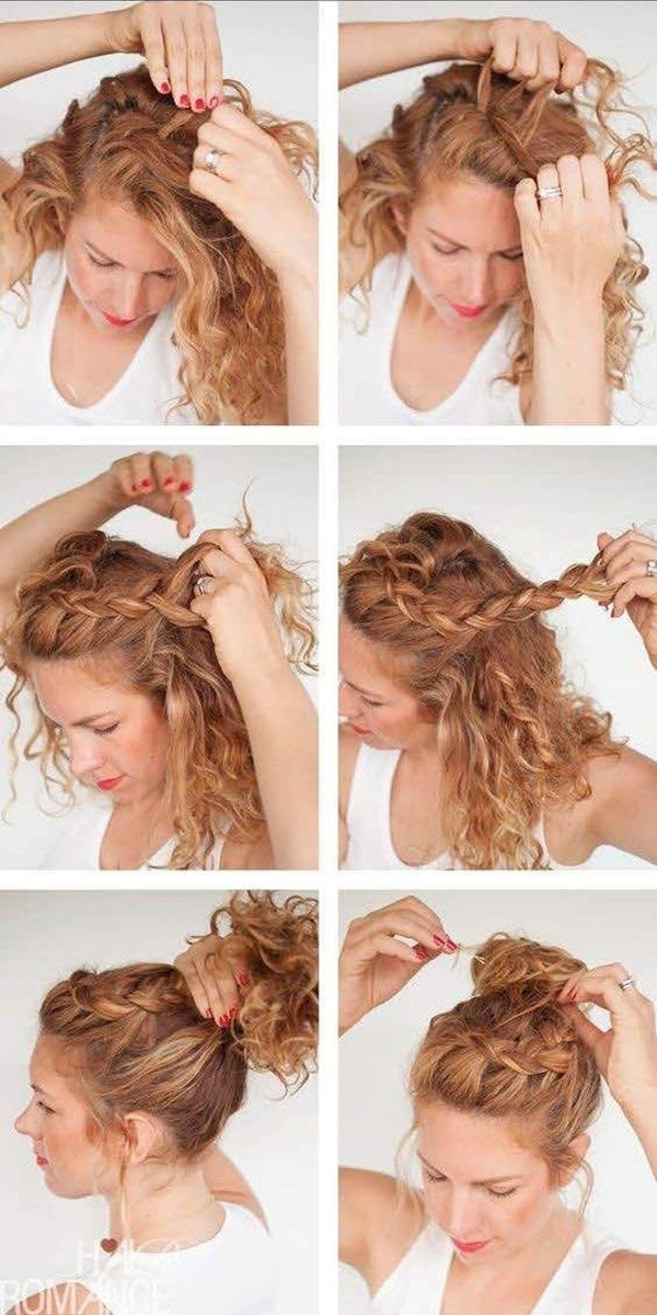 Easy Hairstyles For Curly Hair Step By Step
 40 Easy Step By Step Hairstyles For Girls