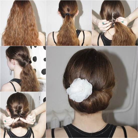 Easy Hairstyles For Curly Hair Step By Step
 How to DIY Easy and Elegant Bun Hairstyle