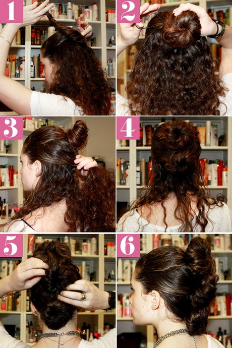 Easy Hairstyles For Curly Hair Step By Step
 Step by step curly hairstyles