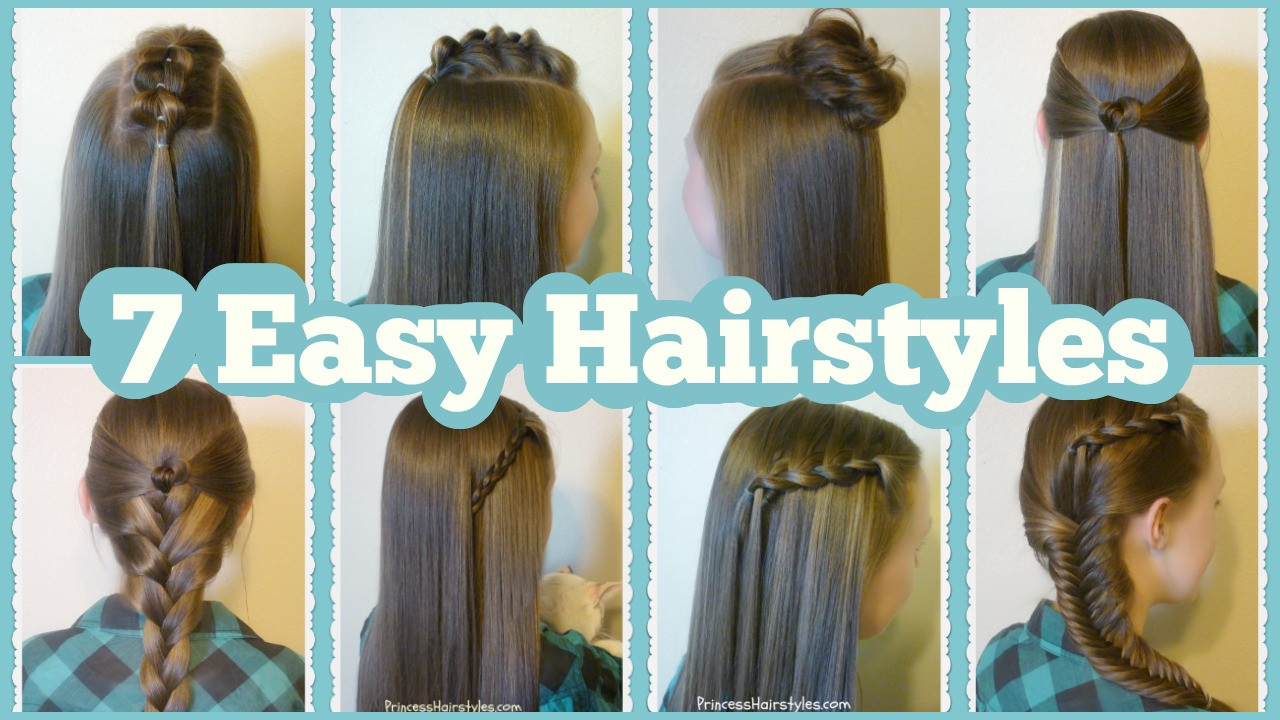 Easy Hairstyles To Do For School
 7 Quick & Easy Hairstyles For School Hairstyles For