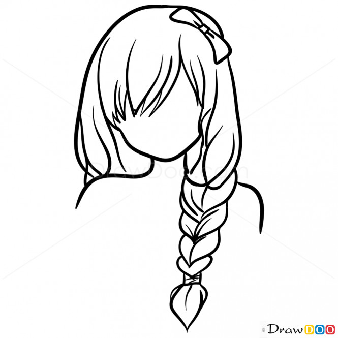 Easy Hairstyles To Draw
 Drawing Hairstyles Easy Lesson Step by Step Drawing