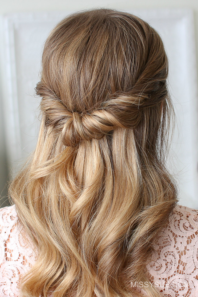 Best ideas about Easy Half Updo Hairstyles
. Save or Pin Looped Half Updo Now.
