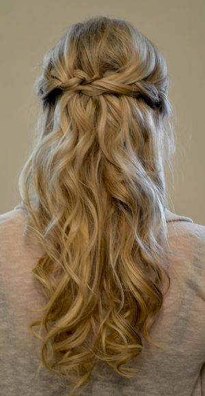 Best ideas about Easy Half Updo Hairstyles
. Save or Pin Half Updo Prom Hairstyles 2015 For Long Hair Now.