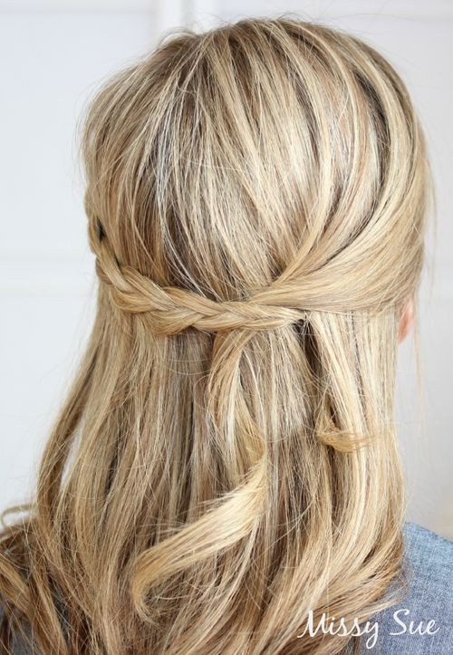 Best ideas about Easy Half Updo Hairstyles
. Save or Pin 16 Fashionable Braided Half Up Half Down Hairstyles Now.