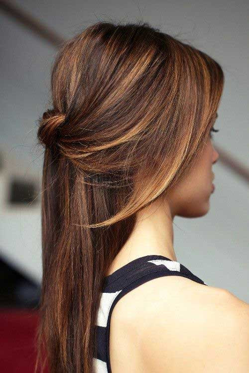 Best ideas about Easy Half Updo Hairstyles
. Save or Pin Long Hair Half Updos Now.