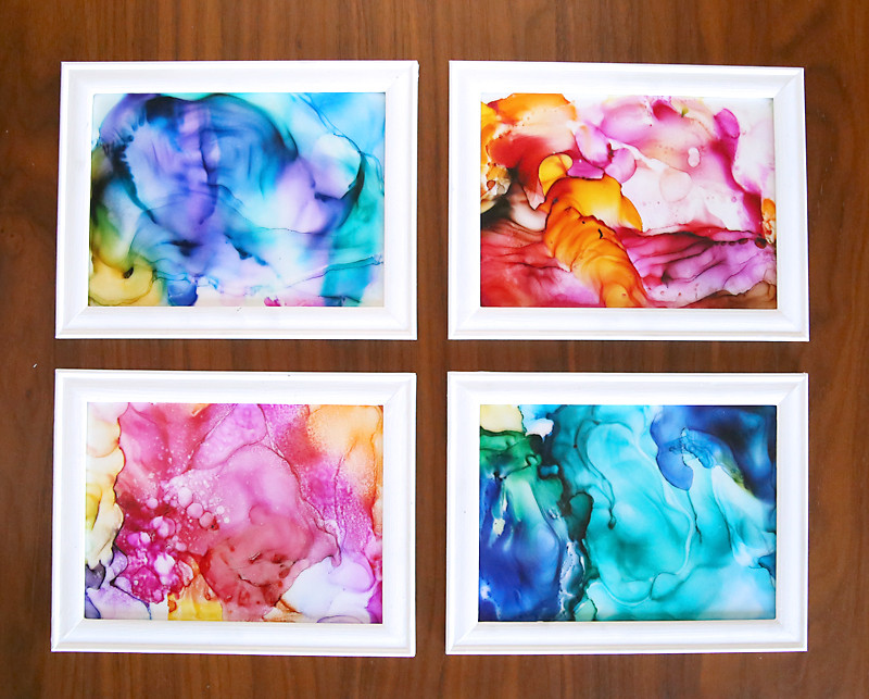 Easy Summer Crafts For Adults
 How to make gorgeous fired alcohol ink art it s so easy
