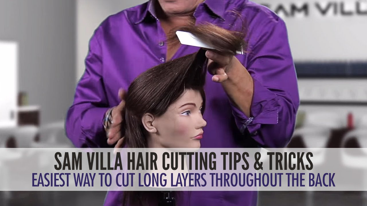 Easy Way To Cut Your Own Hair
 Easiest Way To Cut Long Layers Throughout The Hair