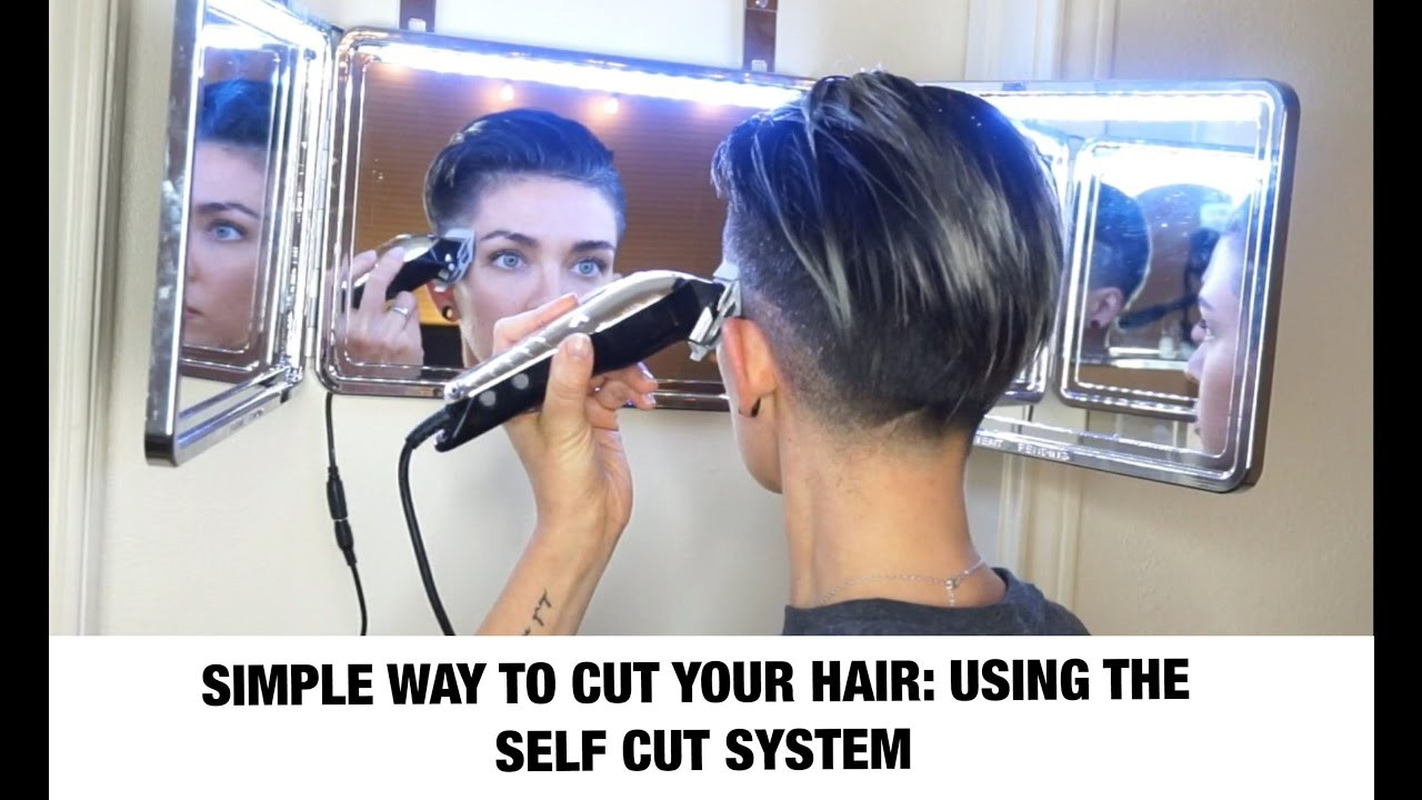 Easy Way To Cut Your Own Hair
 SIMPLE WAY TO CUT YOUR OWN HAIR USING SELF CUT SYSTEM