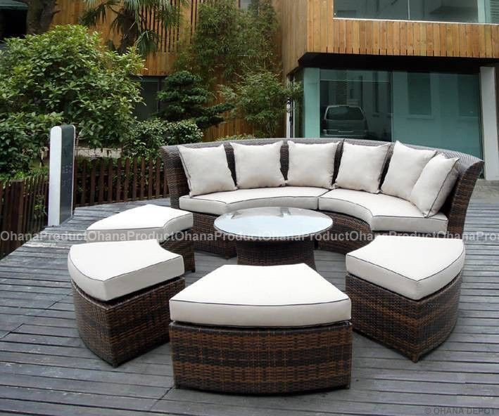 Best ideas about Ebay Patio Furniture
. Save or Pin Outdoor Patio Wicker Furniture 7pc Round Couch Set Now.