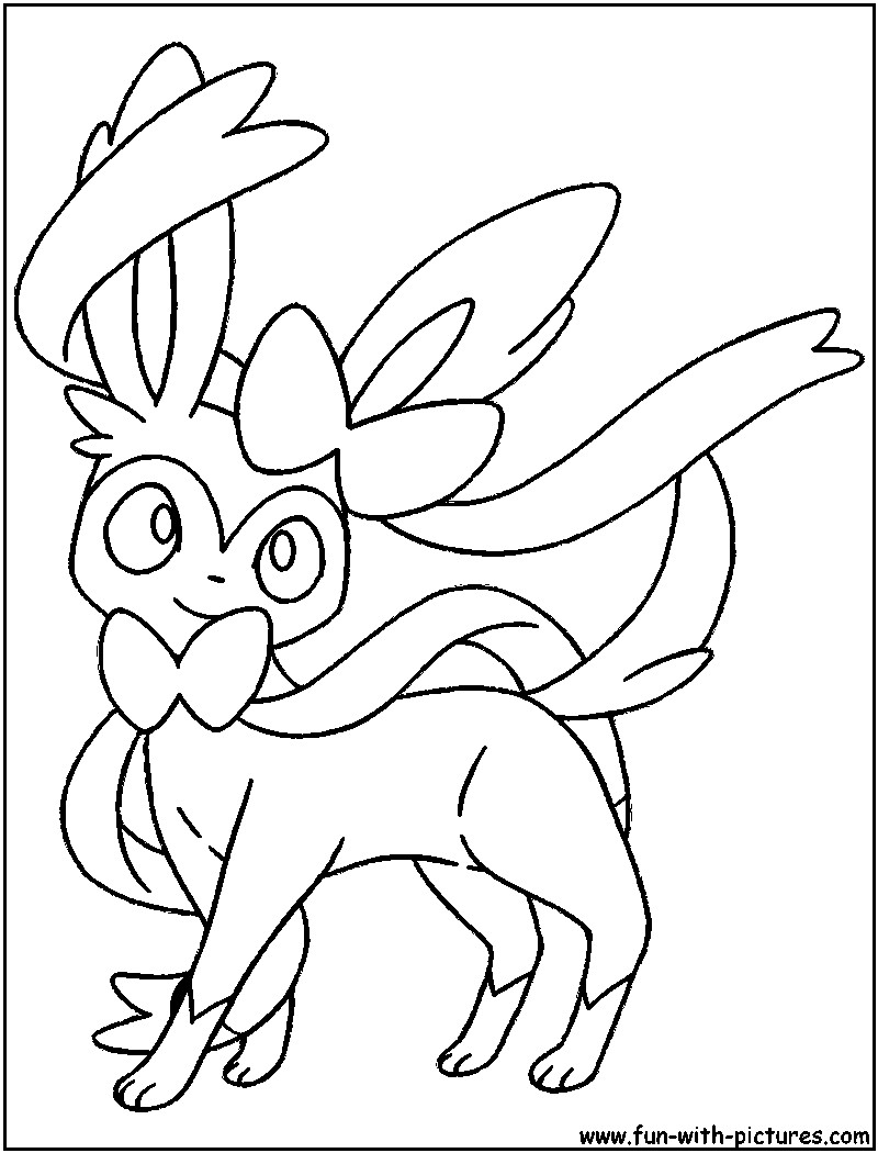 Eevee Pokemon Coloring Pages
 Pokemon Coloring Pages Eevee Evolutions Coloring Home