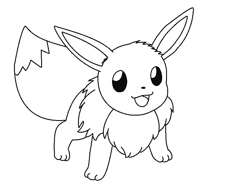 Eevee Pokemon Coloring Pages
 Pokemon Coloring Pages Eevee Evolutions Coloring Home