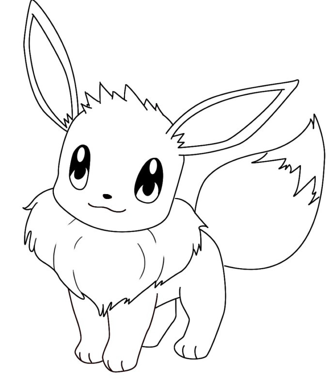 Eevee Pokemon Coloring Pages
 Pokemon Coloring Pages Eevee Evolutions X The Art Jinni