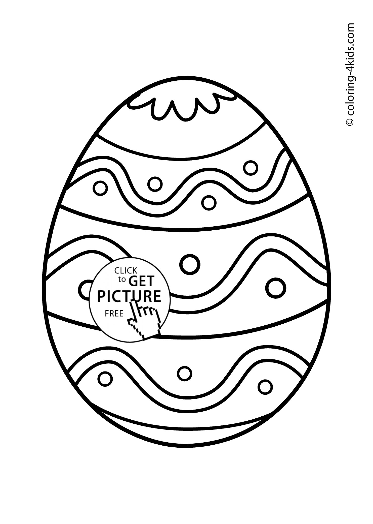 Egg Coloring Pages
 Easter egg coloring pages for kids prinables Easter