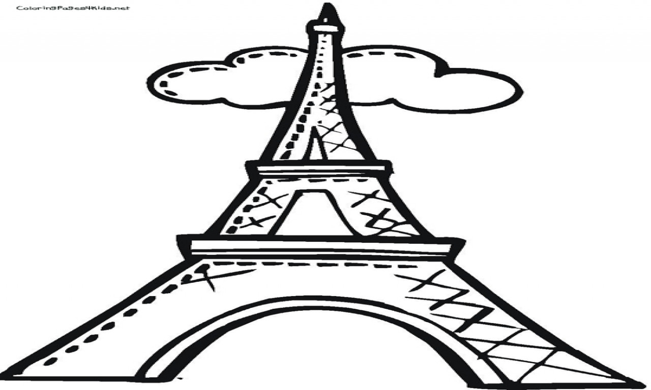 Eiffel Tower Coloring Sheets For Girls
 Eifle Tower Coloring Eiffel Pages grig3